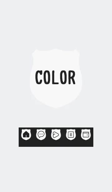 [LINE着せ替え] bw color V21の画像1