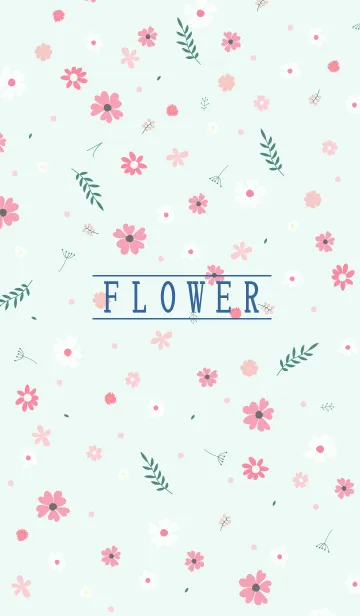 [LINE着せ替え] MANY FLOWERS GREEN 95の画像1