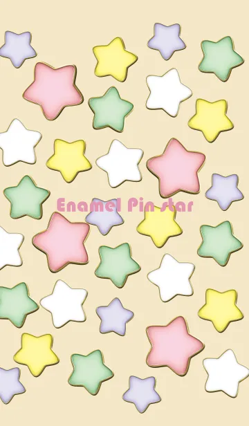 [LINE着せ替え] Enamel Pin Candy Star 3の画像1