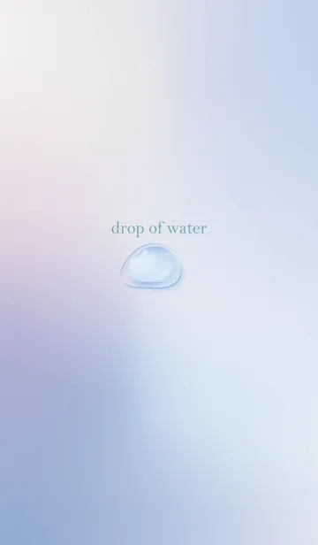 [LINE着せ替え] drop of water..27の画像1