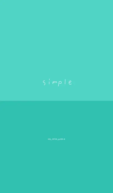 [LINE着せ替え] 0Aj_26_グリーン8-6の画像1