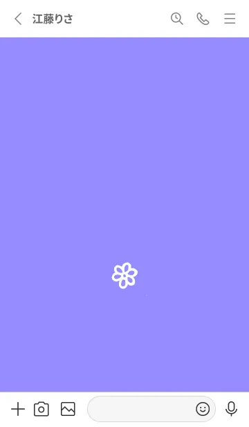 [LINE着せ替え] ミニ フラワー _105の画像2