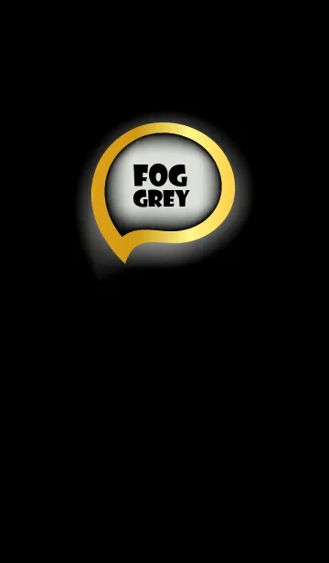 [LINE着せ替え] Fog Grey  Gold Black Theme (JP)の画像1