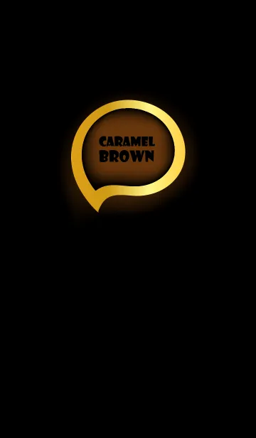 [LINE着せ替え] Caramel Brown Gold Black Theme (JP)の画像1