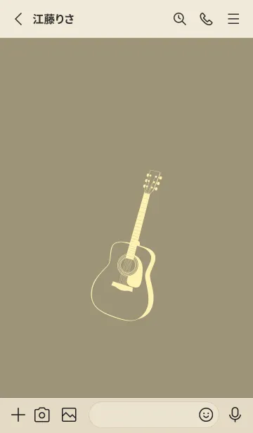 [LINE着せ替え] GUITAR COLOR  灰汁色の画像2