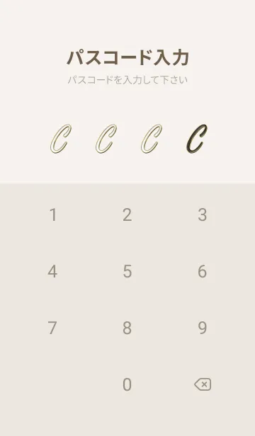 [LINE着せ替え] Enamel Pin INITIAL [C].の画像4