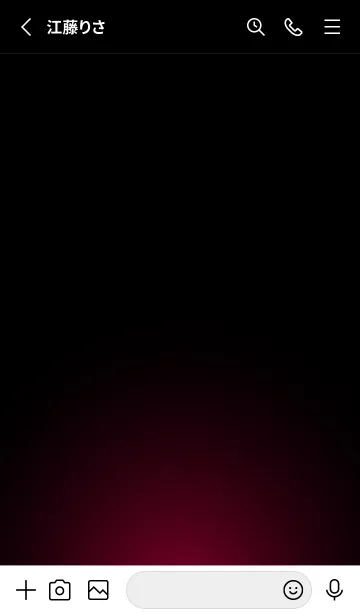 [LINE着せ替え] SILVER LIGHT ICON THEME -Wine Red-の画像2