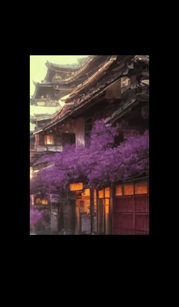 [LINE着せ替え] 和の夜桜#EE218。の画像1