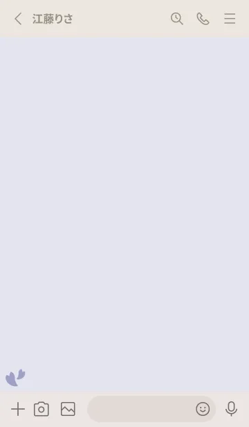 [LINE着せ替え] 桜17<パープル>の画像2