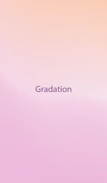 [LINE着せ替え] gradation ORANGE&PINK 75の画像1