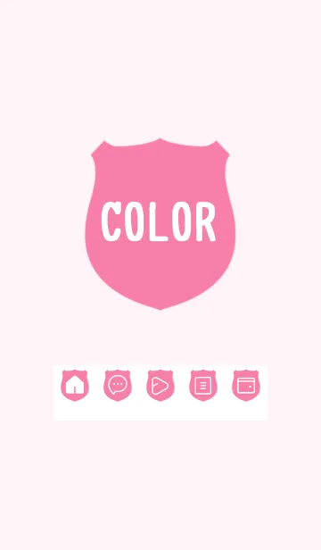 [LINE着せ替え] pink color V21の画像1