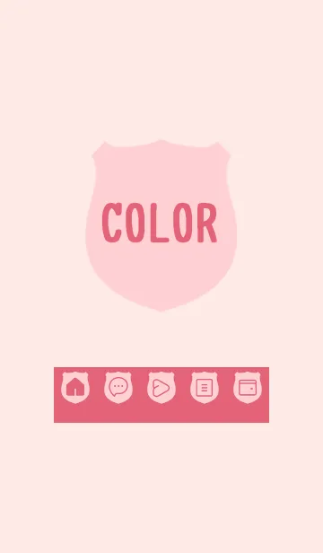 [LINE着せ替え] pink color V22の画像1