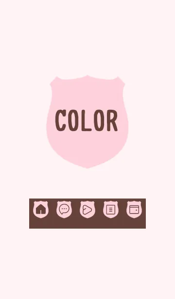 [LINE着せ替え] pink color V23の画像1