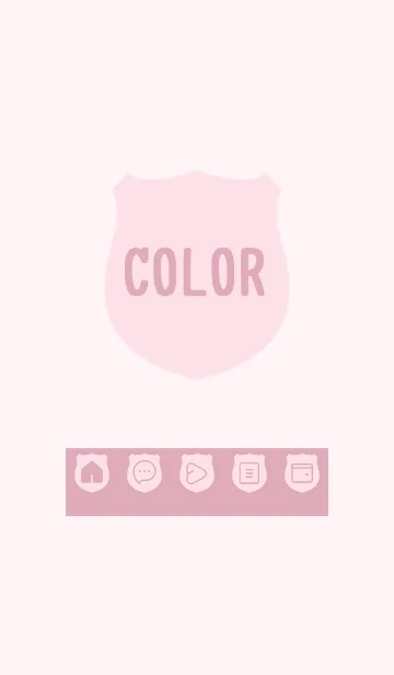 [LINE着せ替え] pink color V25の画像1