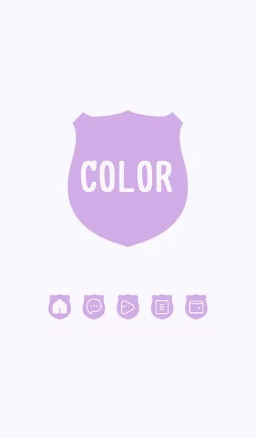 [LINE着せ替え] purple color V22の画像1