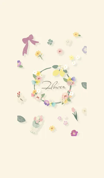 [LINE着せ替え] flower2 yellow13_1の画像1