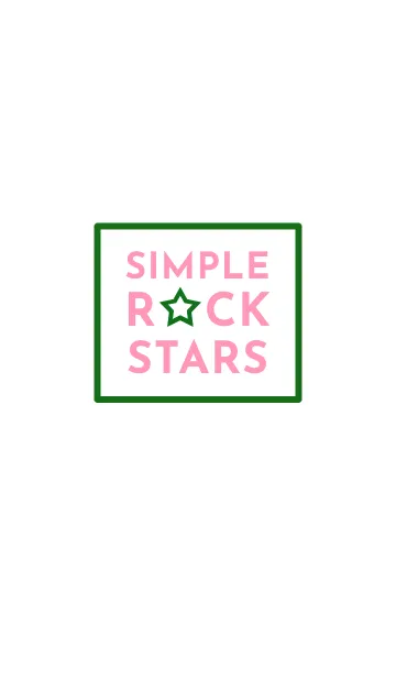 [LINE着せ替え] シンプル ロック スター 84の画像1