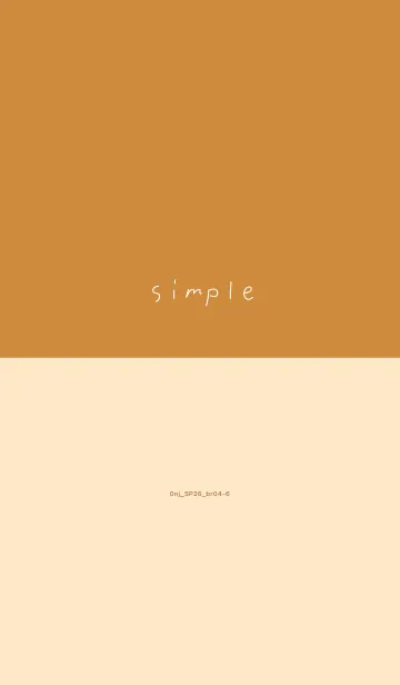 [LINE着せ替え] 0nj_26_ブラウン4-6の画像1