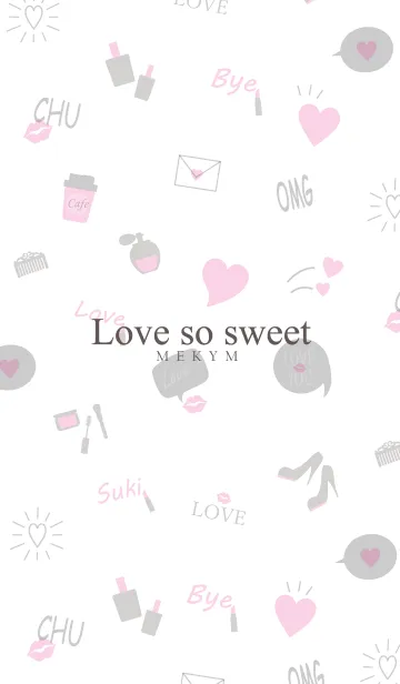 [LINE着せ替え] Love so sweet.MEKYM 8の画像1