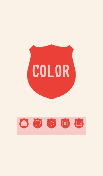 red color V24の着せ替えメイン画像