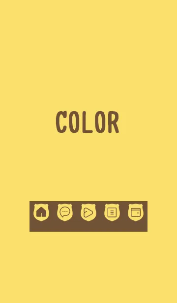 [LINE着せ替え] yellow color V21の画像1