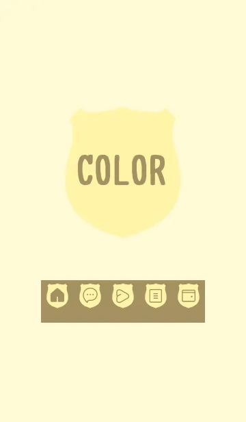 [LINE着せ替え] yellow color V25の画像1