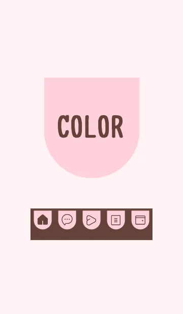 [LINE着せ替え] pink color W23の画像1