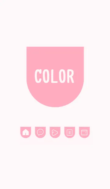 [LINE着せ替え] pink color W24の画像1