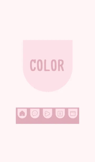 pink color W25の着せ替えメイン画像