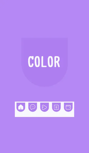 [LINE着せ替え] purple color W21の画像1