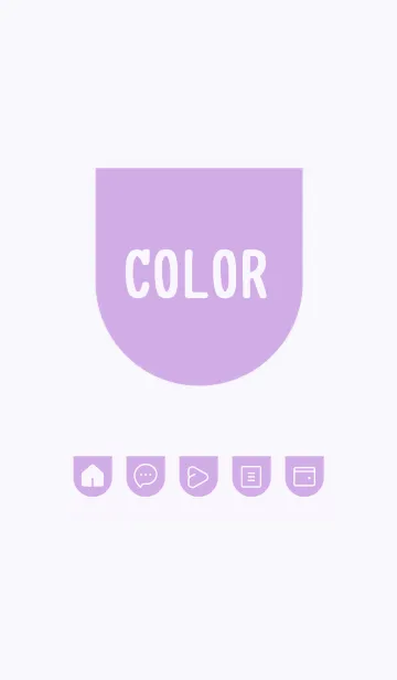 [LINE着せ替え] purple color W22の画像1