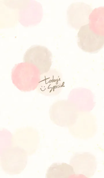 [LINE着せ替え] 水彩3つの丸9の画像1