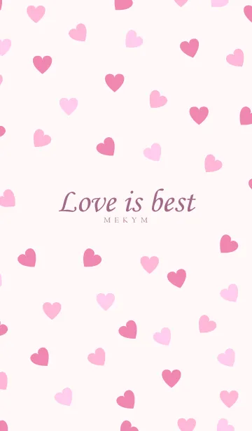 [LINE着せ替え] Love is best - PINK 8の画像1