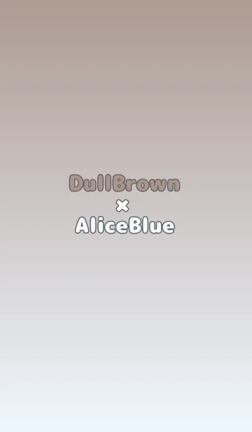 [LINE着せ替え] くすみブラウン★アリスブルー.TKCの画像1