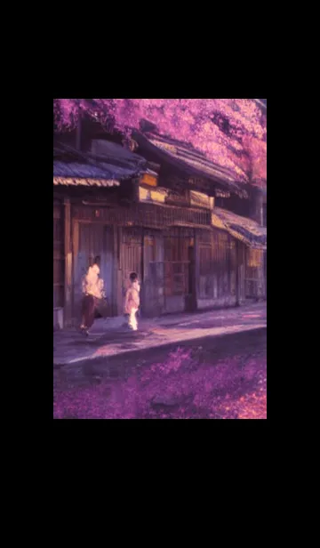 [LINE着せ替え] 和の夜桜#EG010。の画像1