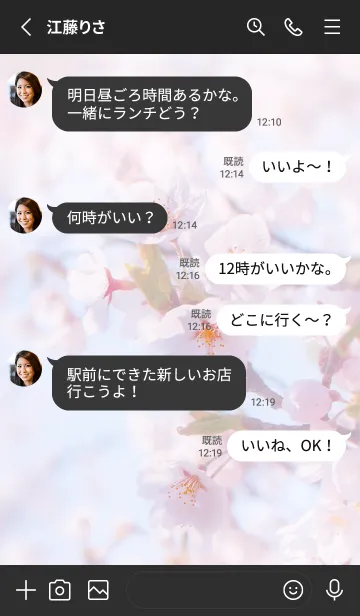 [LINE着せ替え] SakuraBokeh 47の画像3