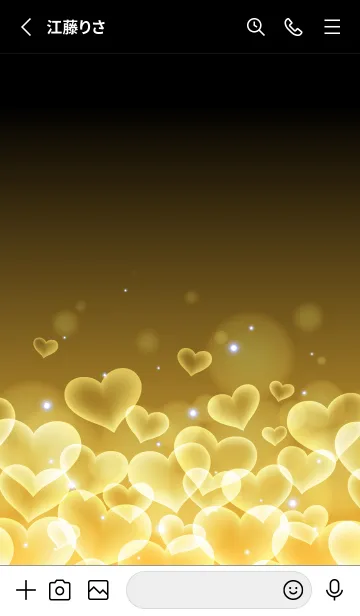 [LINE着せ替え] LEMON YELLOW HEARTの画像2