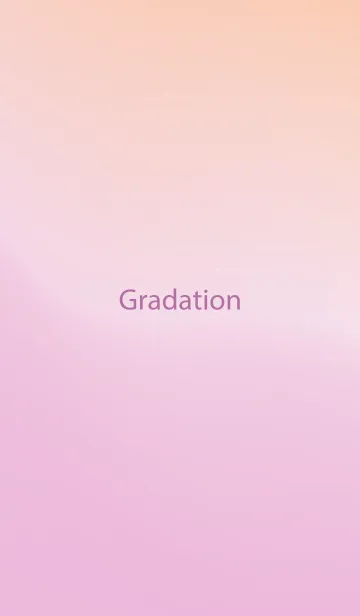 [LINE着せ替え] gradation ORANGE&PINK 76の画像1