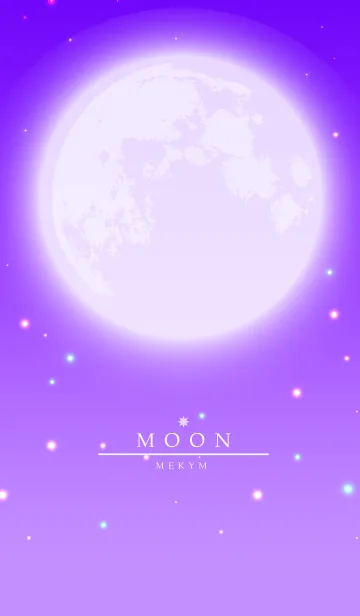 [LINE着せ替え] MOON-PURPLE.MEKYM 6の画像1