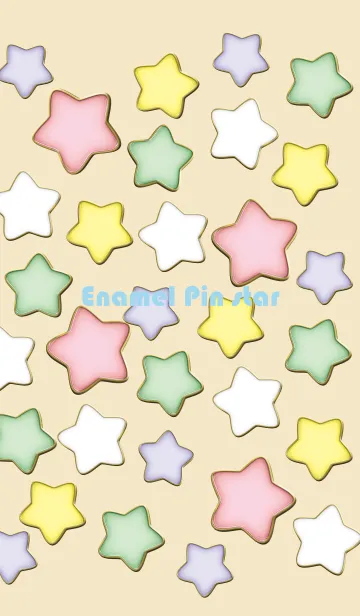 [LINE着せ替え] Enamel Pin Candy Star 7の画像1