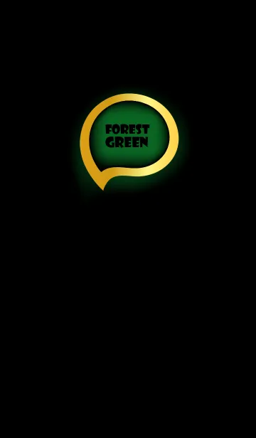 [LINE着せ替え] Forest Green Gold Black Theme (JP)の画像1