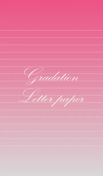 [LINE着せ替え] Gradation Letter paper - Gray+Red -の画像1