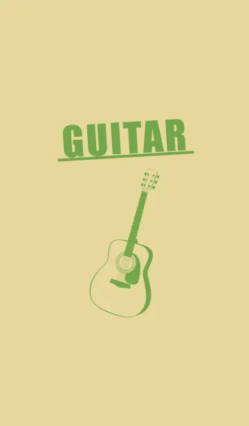 [LINE着せ替え] GUITAR COLOR  ペールライムライトの画像1