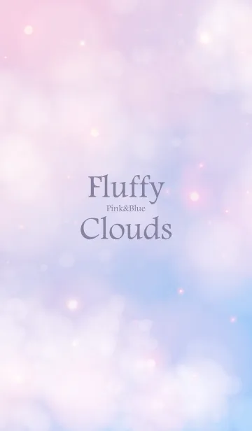 [LINE着せ替え] Fluffy Clouds Pink&Blue.MEKYM 22の画像1