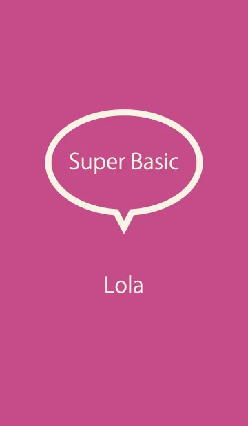 [LINE着せ替え] Super Basic Lolaの画像1