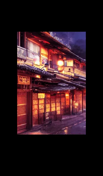 [LINE着せ替え] 和の夜桜#EI21。の画像1