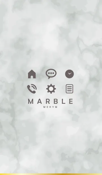 [LINE着せ替え] MONOTONE MARBLE-ICON 3の画像1