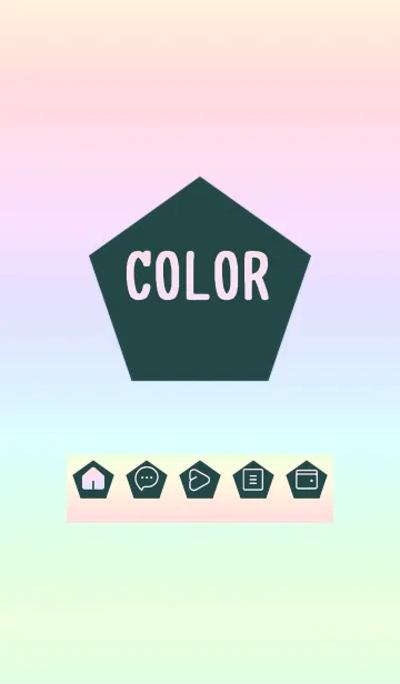 green color rainbow I10の着せ替えメイン画像