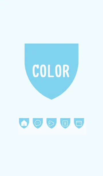 [LINE着せ替え] blue color X23の画像1