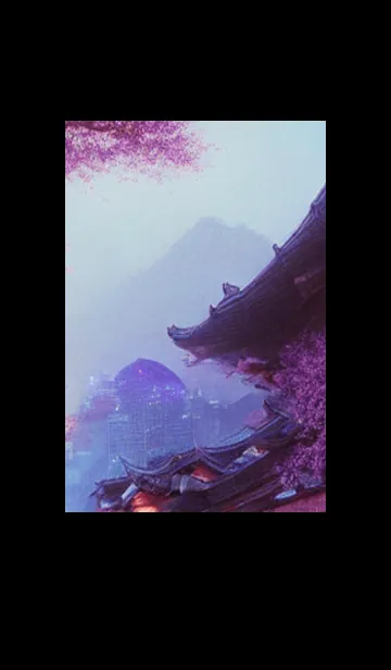 [LINE着せ替え] 和の夜桜#EH027。の画像1